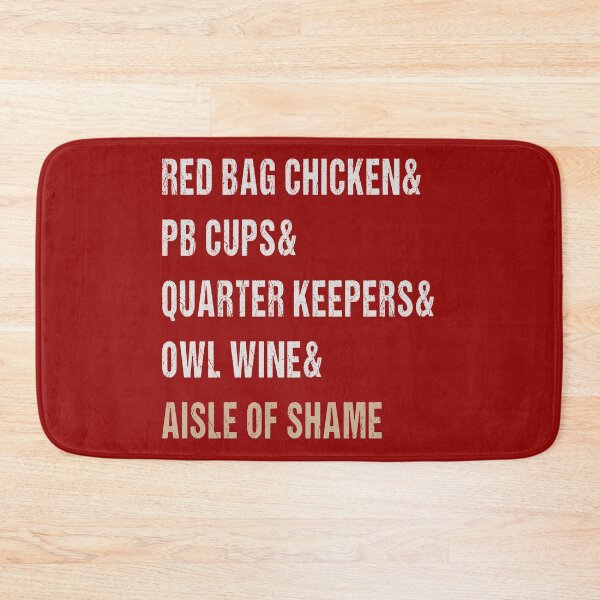 Item preview, Aisle of Shame Words ( red bag chicken& pb cups& quarter keepers& owl wine& aisle of shame ) designed and sold by Dream-bubble.