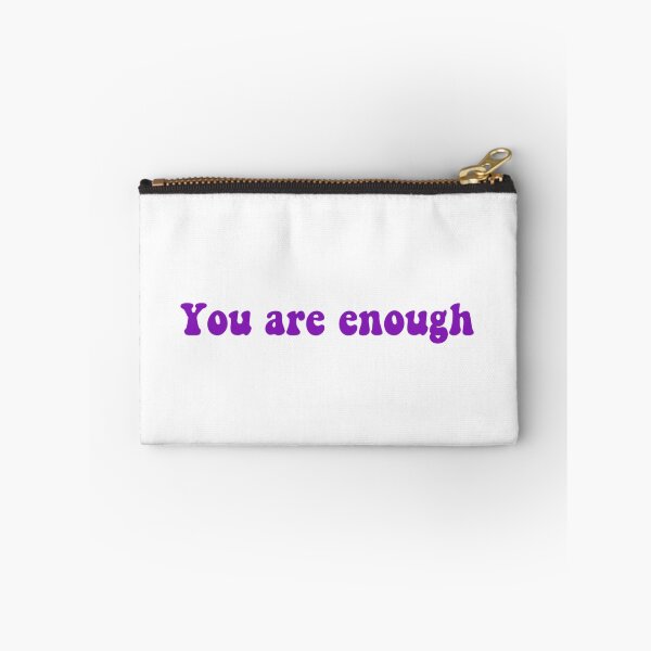 Item preview, "You are enough" purple text designed and sold by Iamstar.