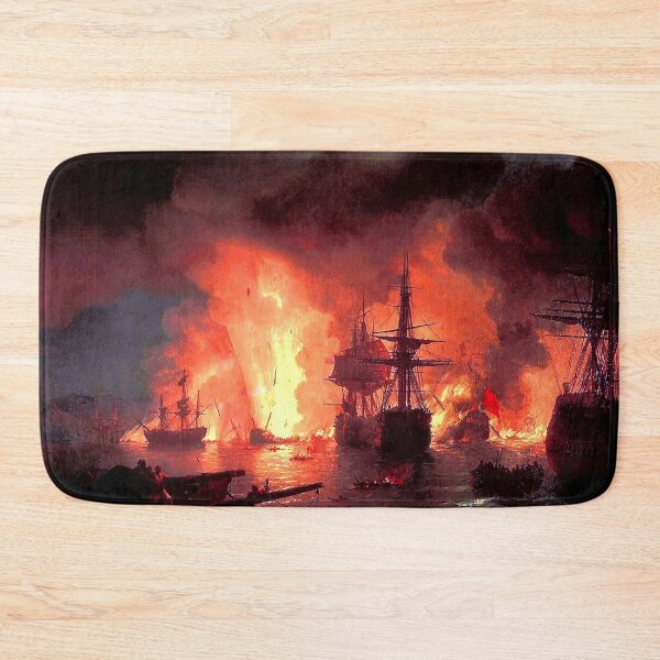 Item preview, Battle of Cesme at Night - Ivan Aivazovsky - 1848 designed and sold by CJET.