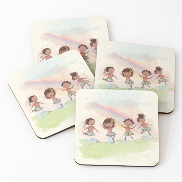 Item preview, Natural Hair Dancing In The Rain! designed and sold by HeyGirlGreeting.