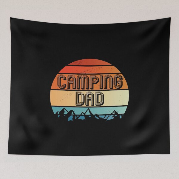 Item preview, Camping Dad | Retro Vintage Sunset designed and sold by LushCatDesign.
