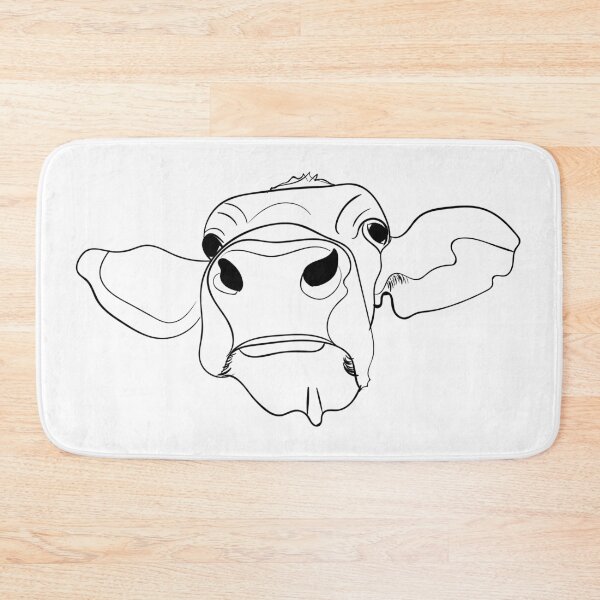 Item preview, Artistic cow drawing designed and sold by Abile84.