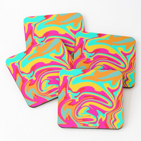 Item preview, vibrant groovy retro print designed and sold by nicolemarie-f.