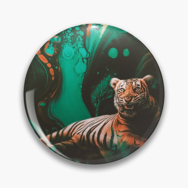 Item preview, Surreal Tiger Chilling  designed and sold by artworkbyrihen.
