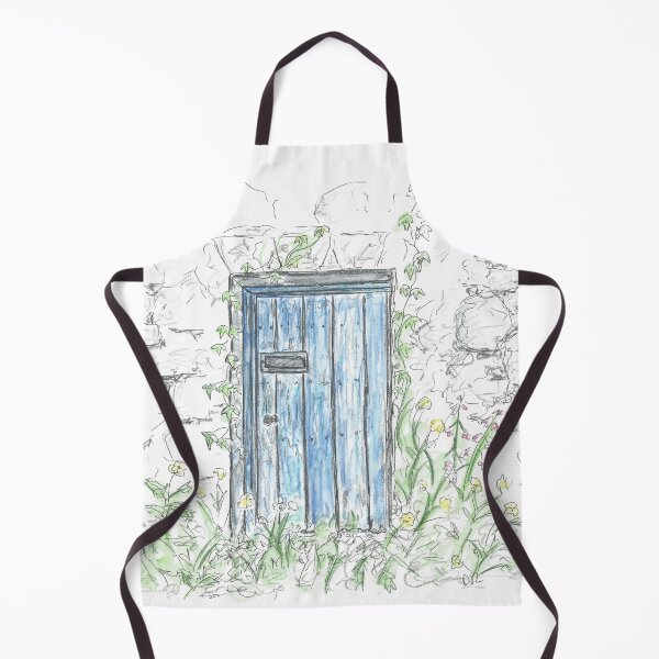Item preview, Old blue cottage door, Galway designed and sold by DebTheZeb.