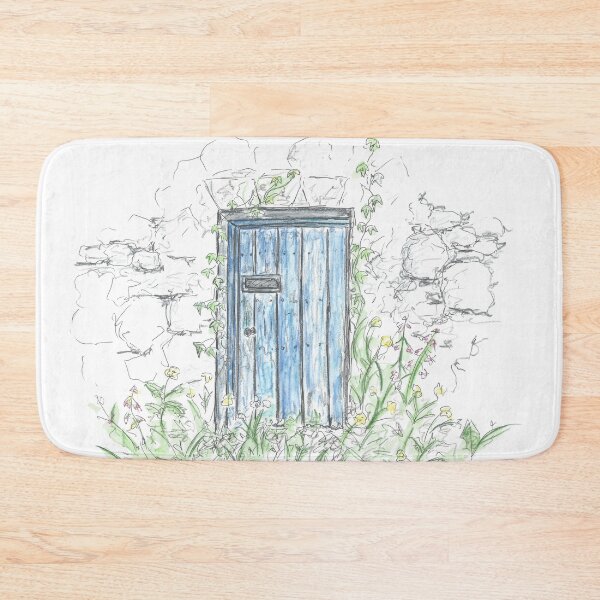 Item preview, Old blue cottage door, Galway designed and sold by DebTheZeb.
