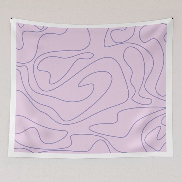 Item preview, Purple Wavy Lines Pattern  designed and sold by elisesylvia05.
