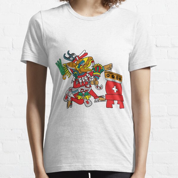 Huehucoyotl Ce Xochitl Essential T-Shirt