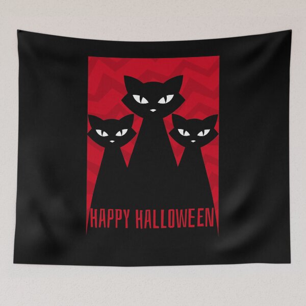 Item preview, Happy Halloween Scary Cats designed and sold by up4tee.