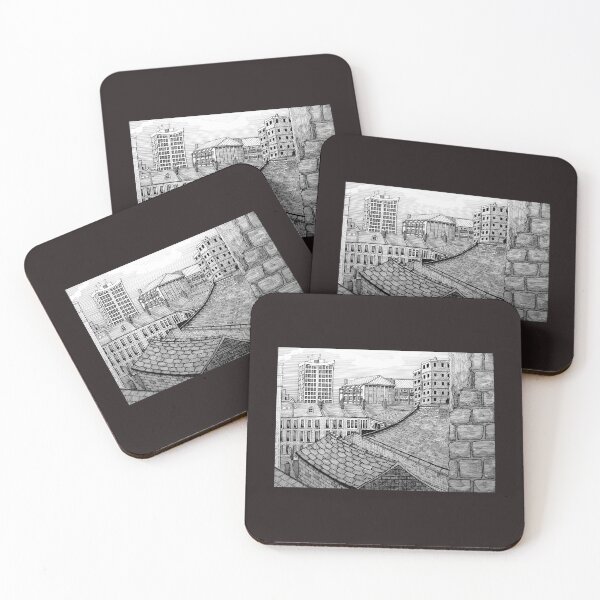 Item preview, 290 - A GLASGOW SKYLINE - DAVE EDWARDS - INK - 2020 designed and sold by BLYTHART.