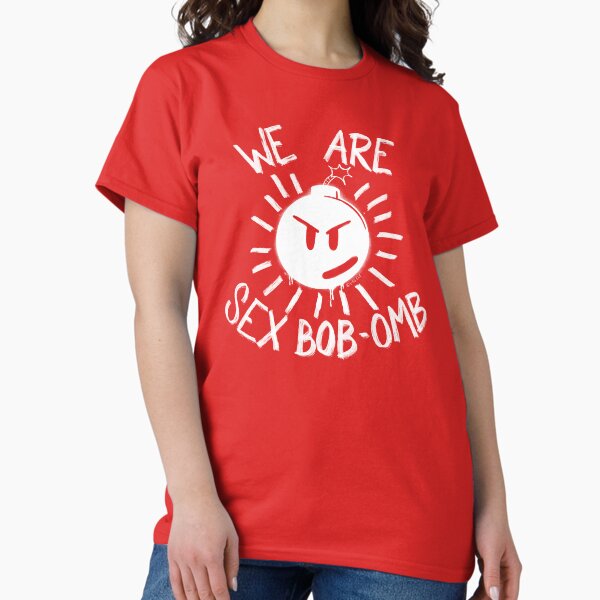 Item preview, WE ARE SEX BOB-OMB in white designed and sold by FinalGirlArt.