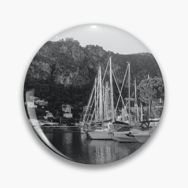 Item preview, Black and White Seaside Scenery in France designed and sold by AnnaMirella.