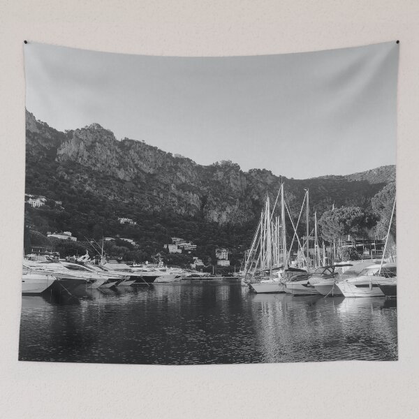 Item preview, Black and White Seaside Scenery in France designed and sold by AnnaMirella.