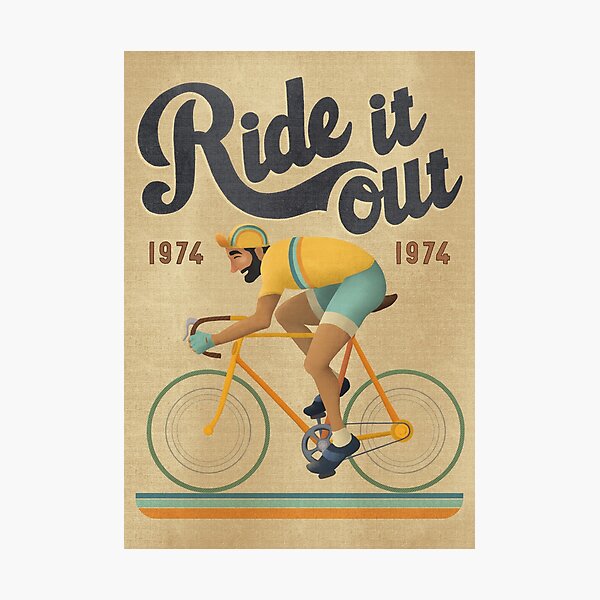 Ride it out Homme Photographic Print
