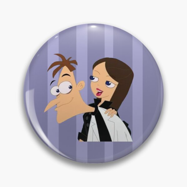 Item preview, Doof and Vanessa with Purple Background designed and sold by Kerrino.