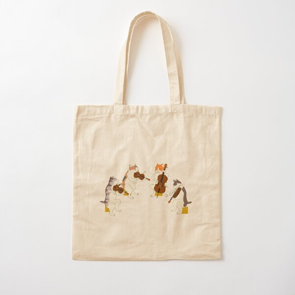Cool Cat Quartet Cotton Tote Bag