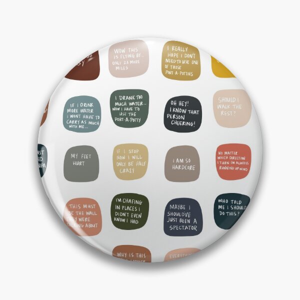 Item preview, Thoughts while running a marathon... designed and sold by MorganRenfro.