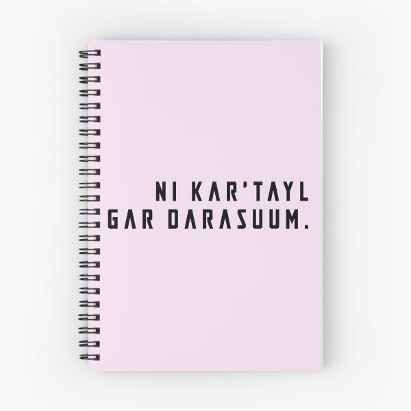 Item preview, Ni Kar'tayl Gar Darasuum (I Love You) - Mandalore Black designed and sold by themollylorian.