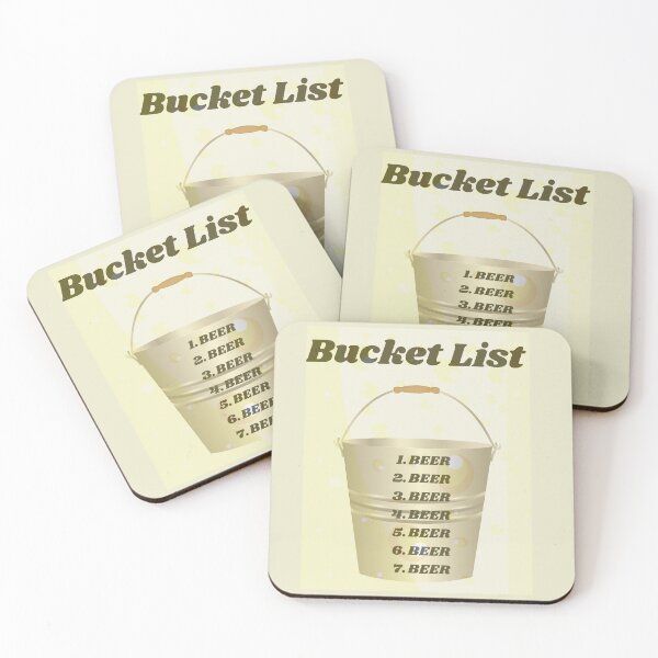 Item preview, Bucket of Beer List designed and sold by Mamalia.