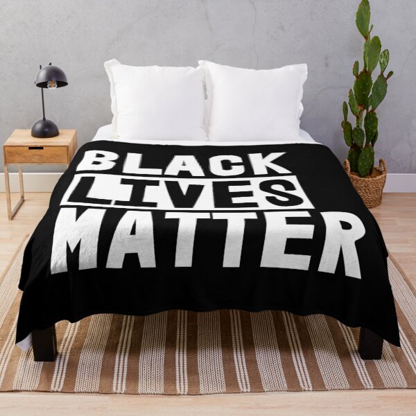 Item preview, Black Lives Matter (white on black) designed and sold by Thelittlelord.