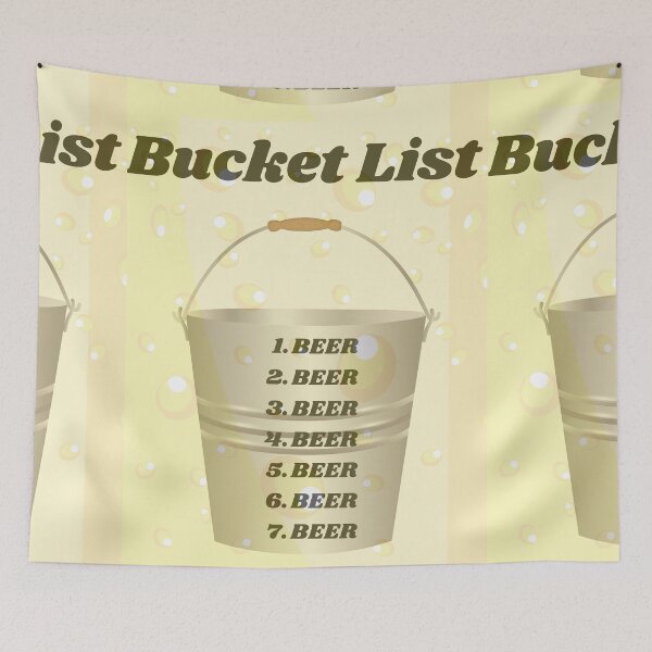 Item preview, Bucket of Beer List designed and sold by Mamalia.