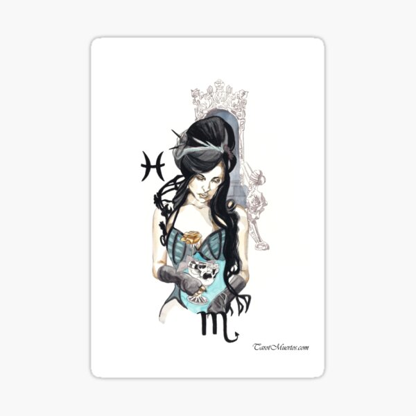 Item preview, Queen of Grails - Reina de Grails designed and sold by tarotmuertos.