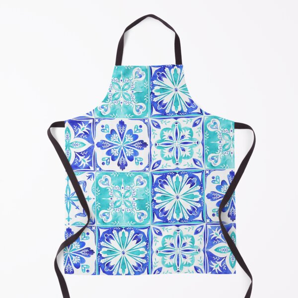 Item preview, Moroccan Inspired Blue and Teal Tiles designed and sold by KConfetti.