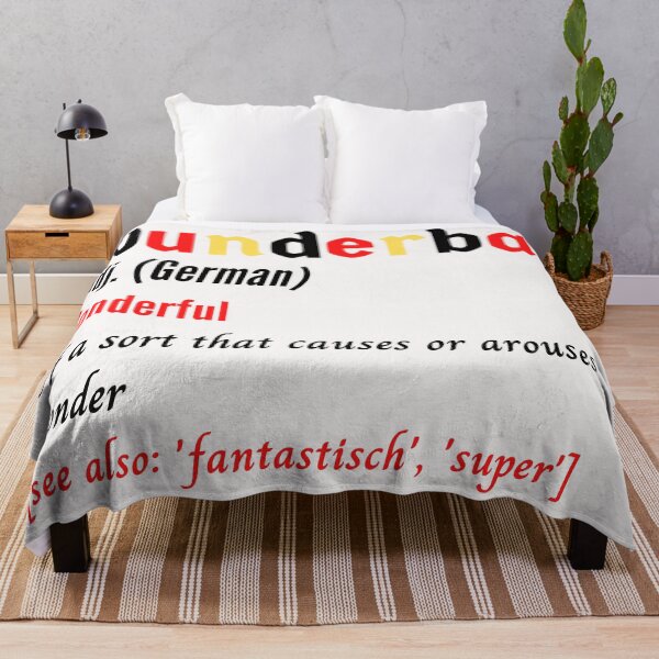 Item preview, Wunderbar Deutsch Wonderful German Flag Colours Definition designed and sold by Time4German.