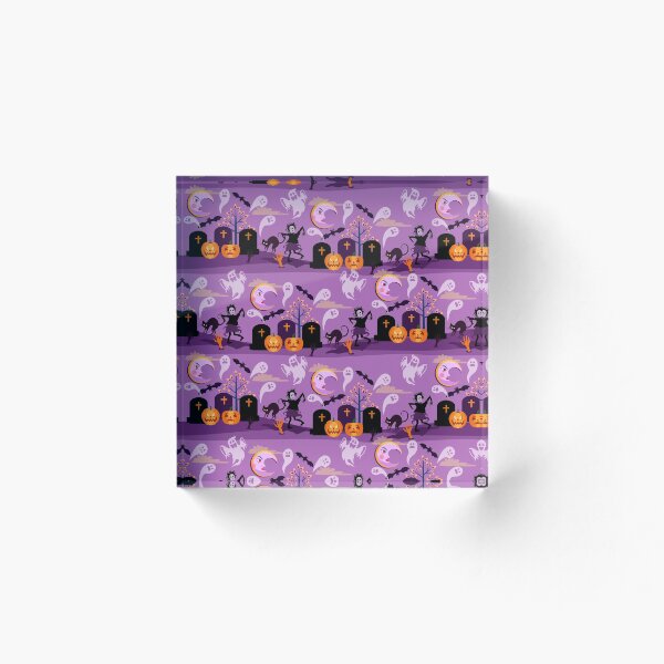 Item preview, Spooky Cemetary in Purple designed and sold by blayzeink.