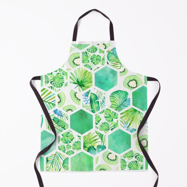 Item preview, Tropical Green Mosaic Hexagon Tiles designed and sold by KConfetti.