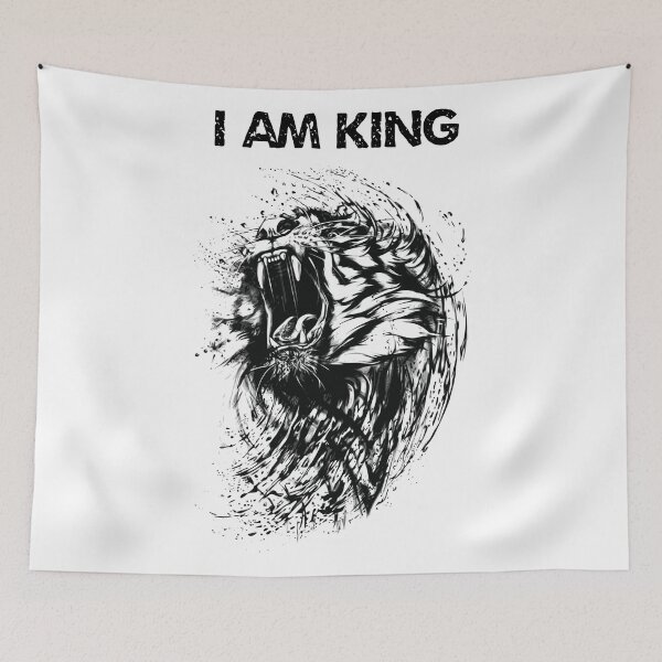 Item preview, I Am King, Royal Roaring Lion designed and sold by 4AllTimes.