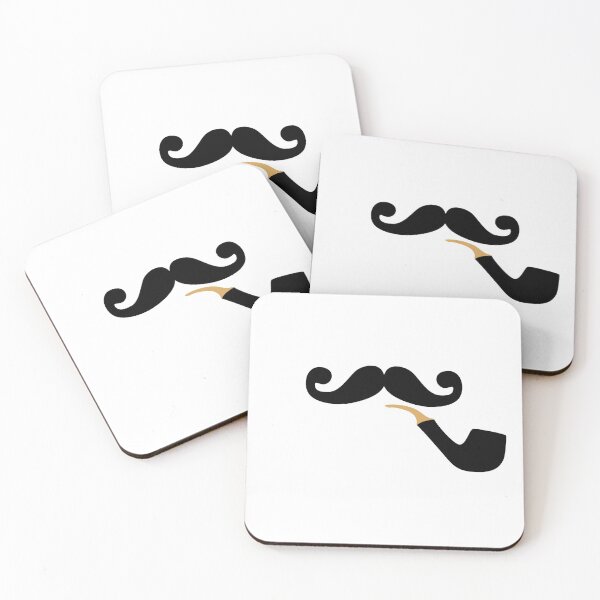 Item preview, Funny Mask with Mustache and Pipe designed and sold by ArticaDesign.