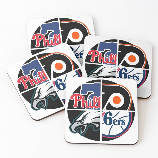 Philly Sports Teams Coasters (Set of 4)