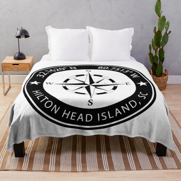 Item preview, Hilton Head Island, South Carolina Geographical Coordinates designed and sold by TeeOhGraphics.