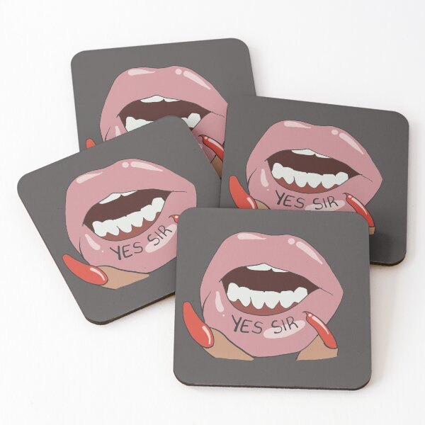 Item preview, YES SIR Lip Tattoo designed and sold by jenartfart.