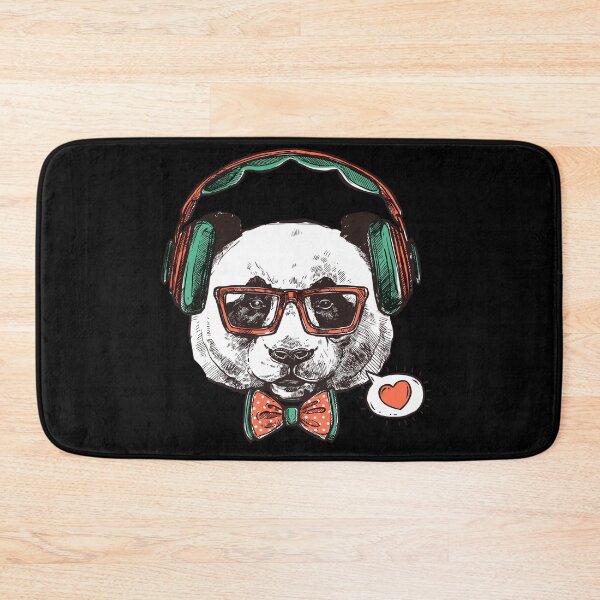 Item preview, Panda cute t-shirt hears music designed and sold by DiamondStore1.
