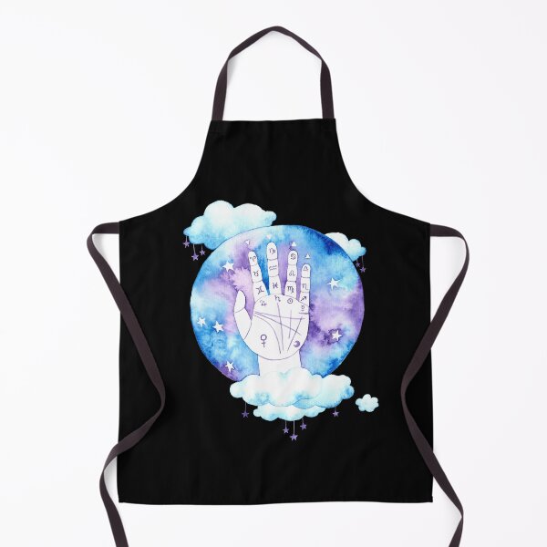 Item preview, Palmistry Hand Painted in Watercolor  designed and sold by KConfetti.