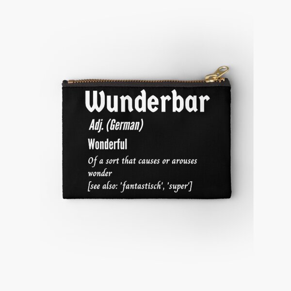 Item preview, Wunderbar Wonderful German Deutsch Definition designed and sold by Time4German.