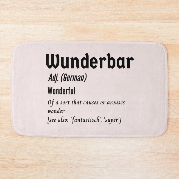 Item preview, Wonderful Wunderbar German Dictionary Definition designed and sold by Time4German.