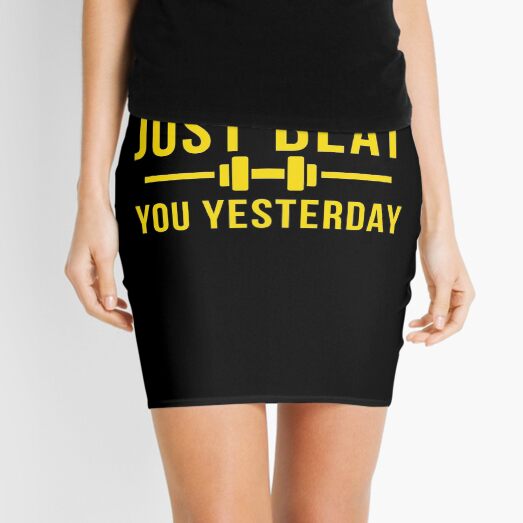 Just Beat You Yesterday Mini Skirt