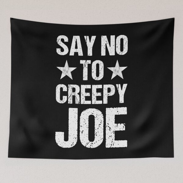 Item preview, Say No To Creepy Joe Vintage Design Funny Anti Joe Biden 2020 Retro designed and sold by naworas.