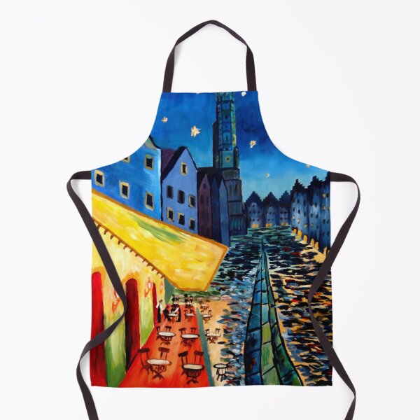 Item preview, Landshut Bavaria Van Gogh Style Night Cafe - Customizable designed and sold by artshop77.