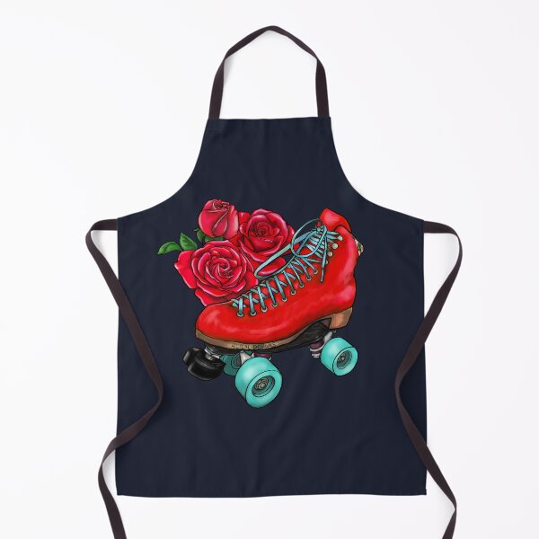 Item preview, Red Floral Skate designed and sold by AliCaliDesigns.