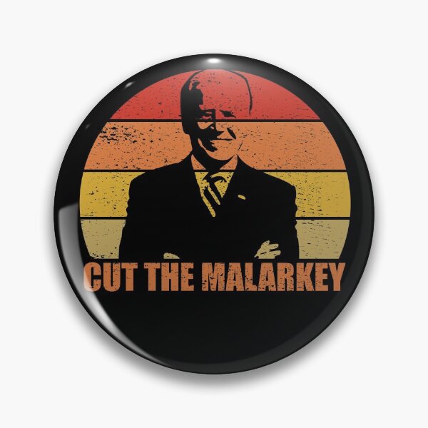 Item preview, Cut The Malarkey Retro Sunset Distressed - Joe Biden designed and sold by RandomStuffShop.