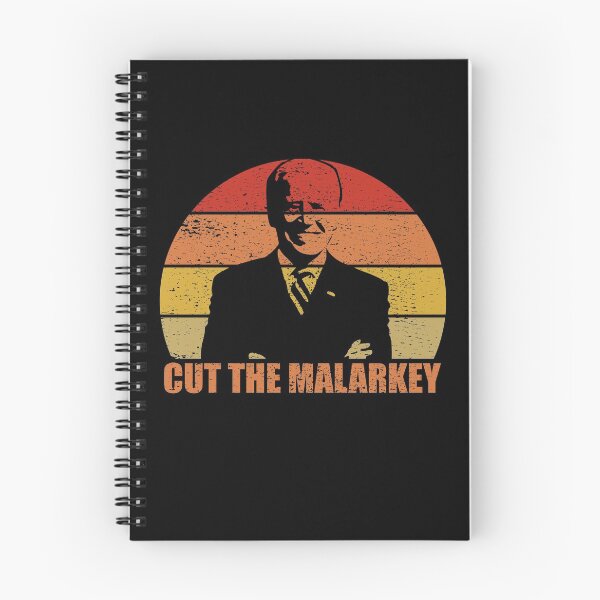 Item preview, Cut The Malarkey Retro Sunset Distressed - Joe Biden designed and sold by RandomStuffShop.