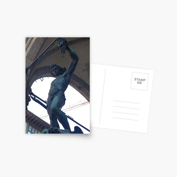 Perseus with the head of medusa Postcard