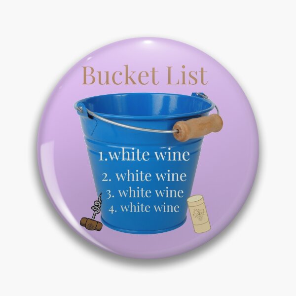 Item preview, Bucket List:White Wine designed and sold by Mamalia.