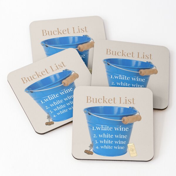 Item preview, Bucket List:White Wine designed and sold by Mamalia.