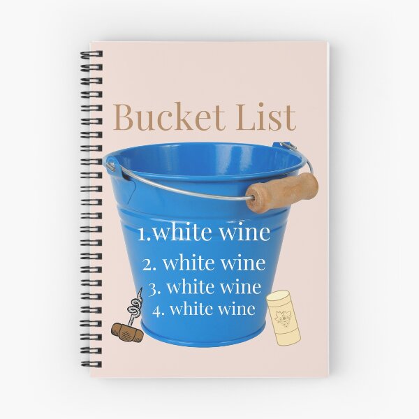 Item preview, Bucket List:White Wine designed and sold by Mamalia.