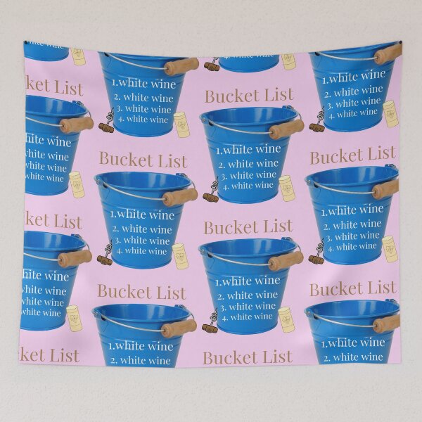 Item preview, Bucket List:White Wine designed and sold by Mamalia.